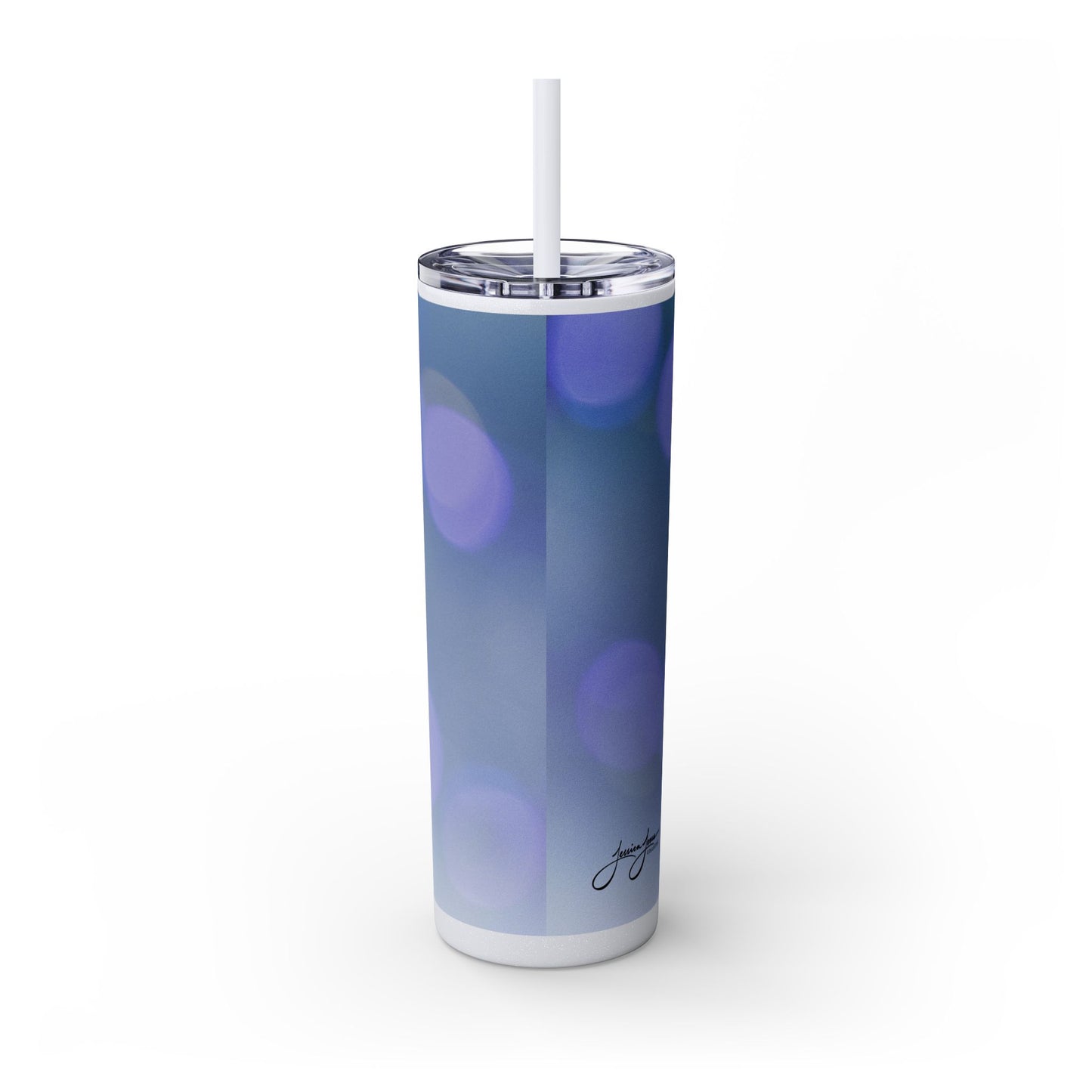 "Glow Up" Skinny Matte Tumbler, 20oz