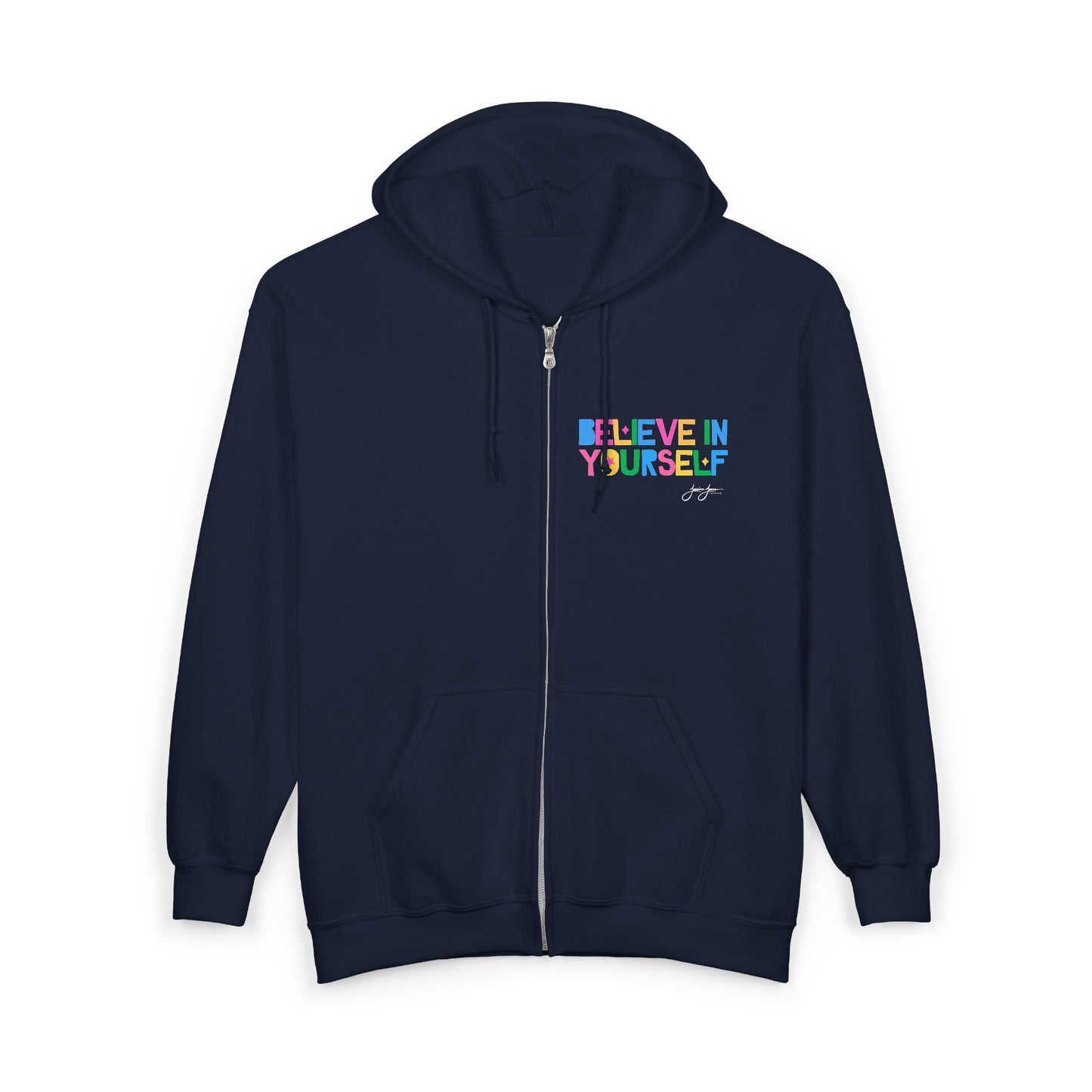 "Believe in Yourself" Full-Zip Hoodie