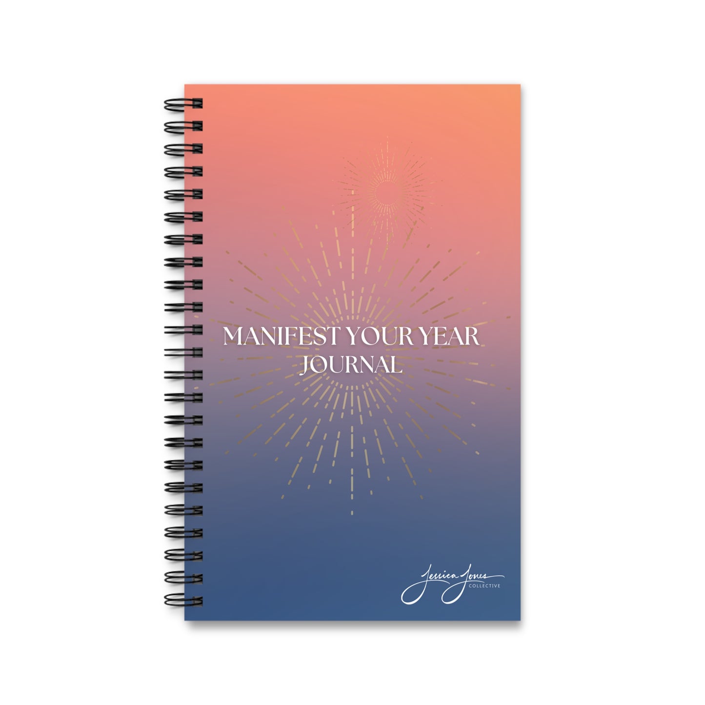 Manifest Your Year Spiral Bound Journal 8x5"