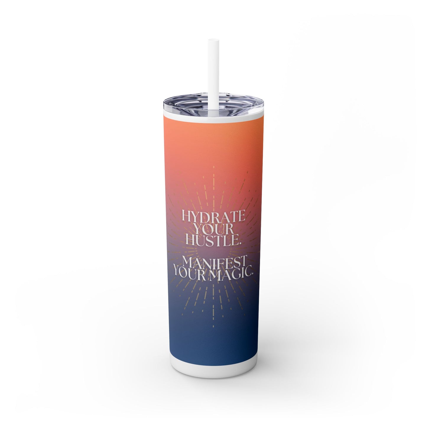 "Manifest Your Magic" Skinny Matte Tumbler, 20oz