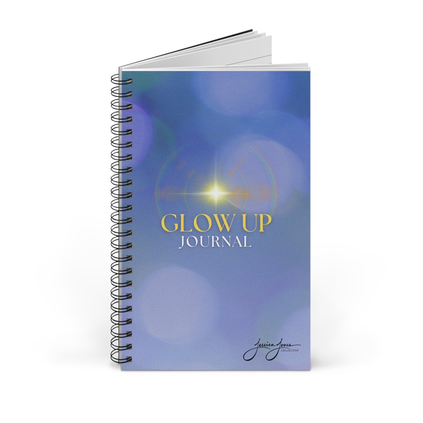 Glow Up Spiral Bound Journal 8x5"