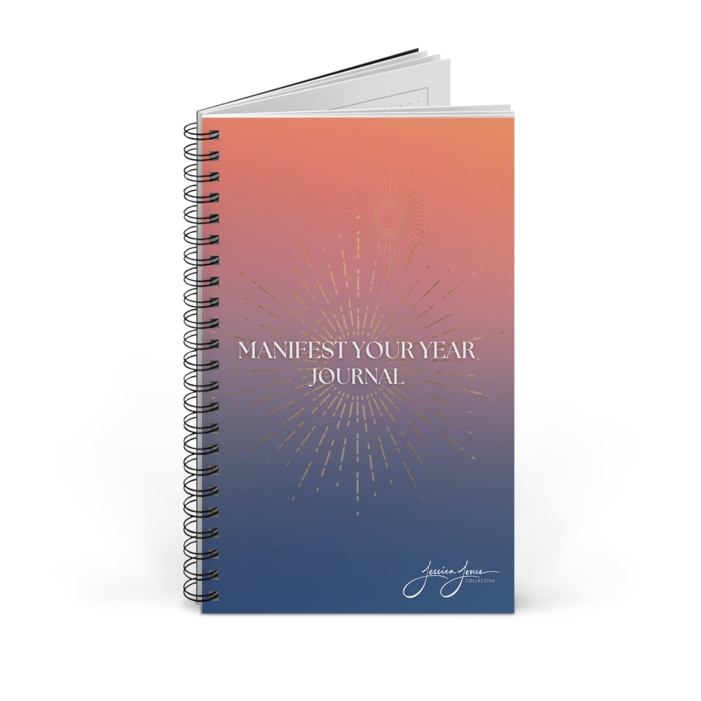 Manifest Your Year Spiral Bound Journal 8x5"