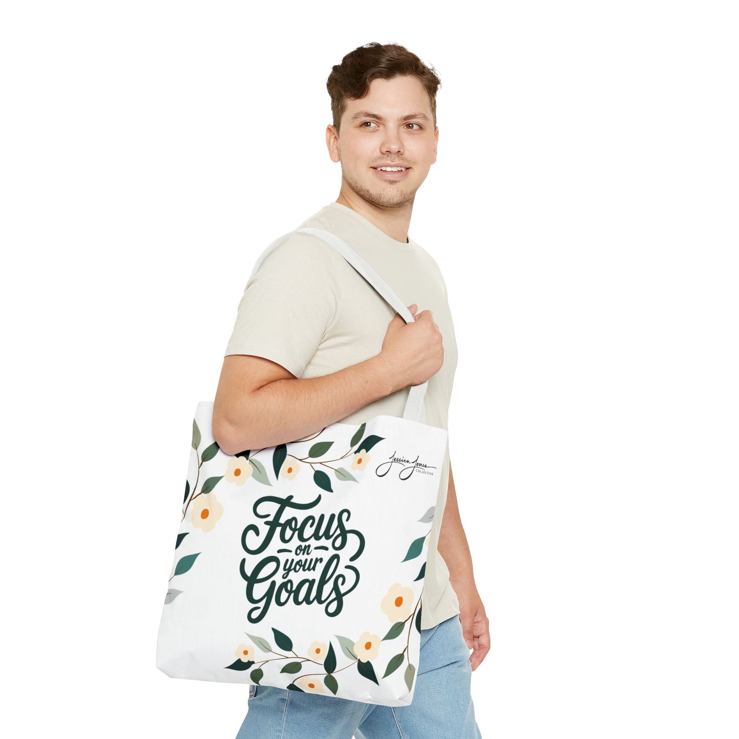 "Focus on Your Goals" Tote Bag