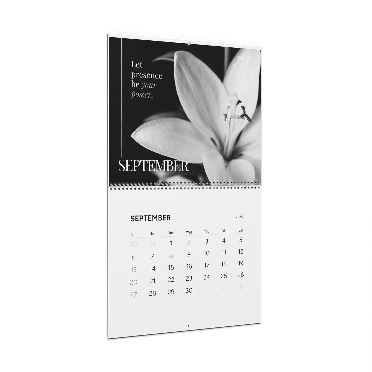 2026 Quiet Power Wall Calendar