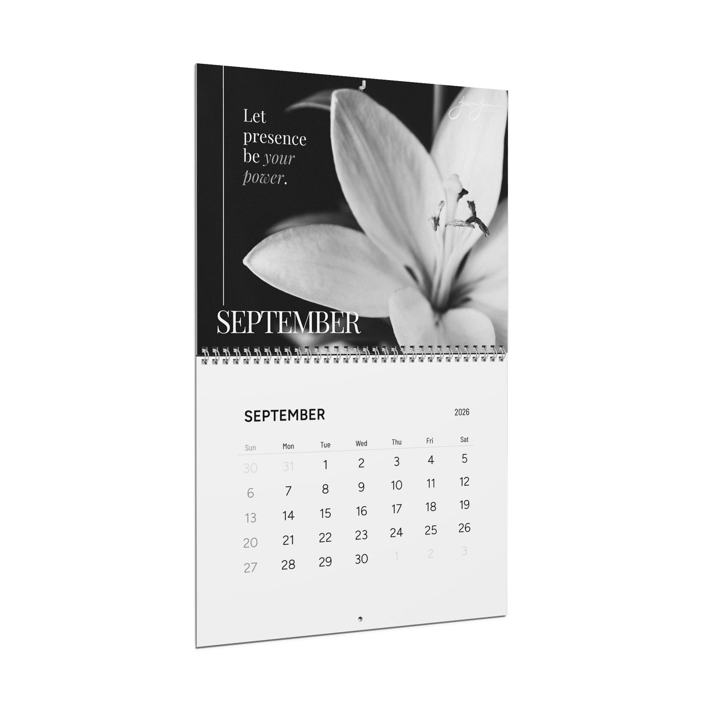 2026 Quiet Power Wall Calendar