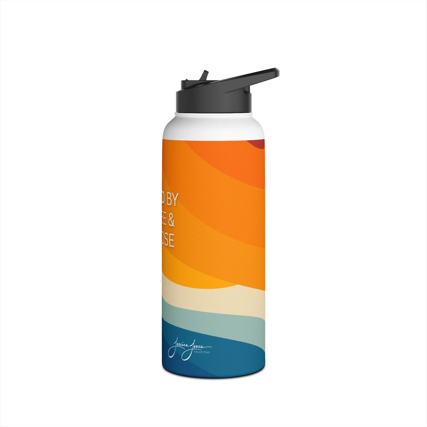 Fueled By Coffee & Purpose Stainless Steel Water Bottle