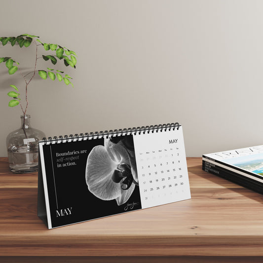 2026 Quiet Power Desktop Calendar