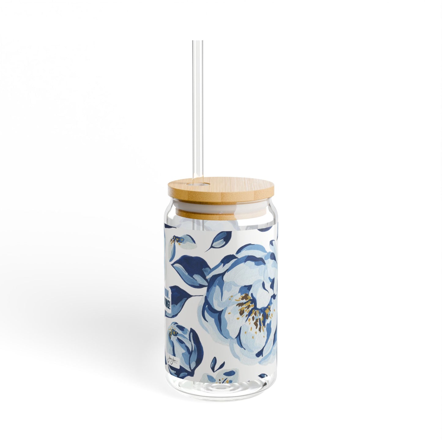Stop Delaying Sipper Glass, 16oz