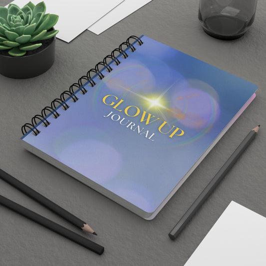 Glow Up Spiral Bound Journal 5x7"