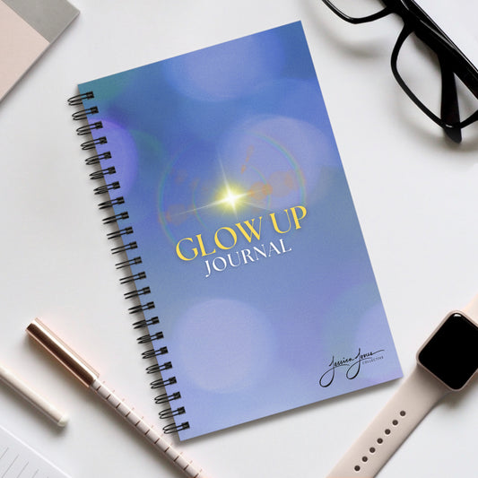 Glow Up Spiral Bound Journal 8x5"