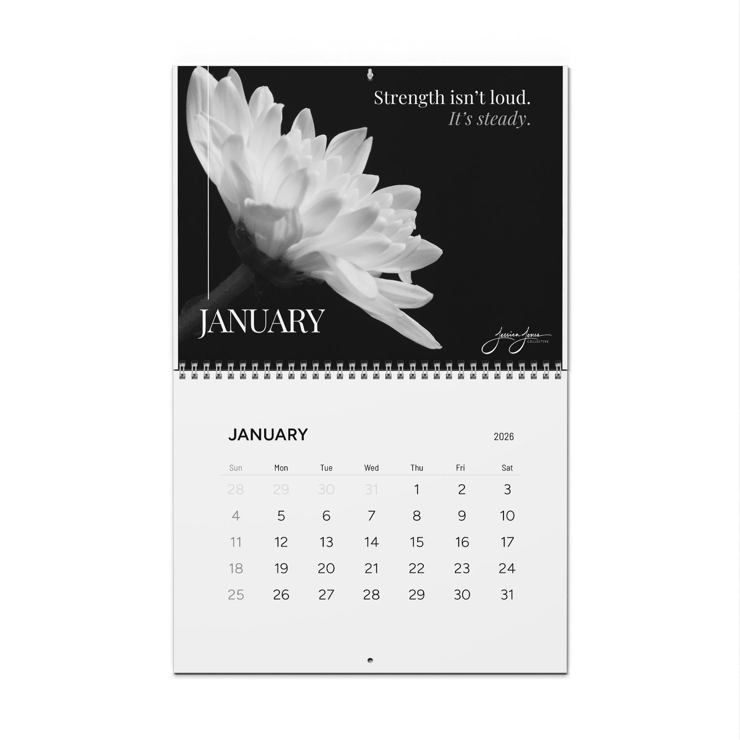 2026 Quiet Power Wall Calendar