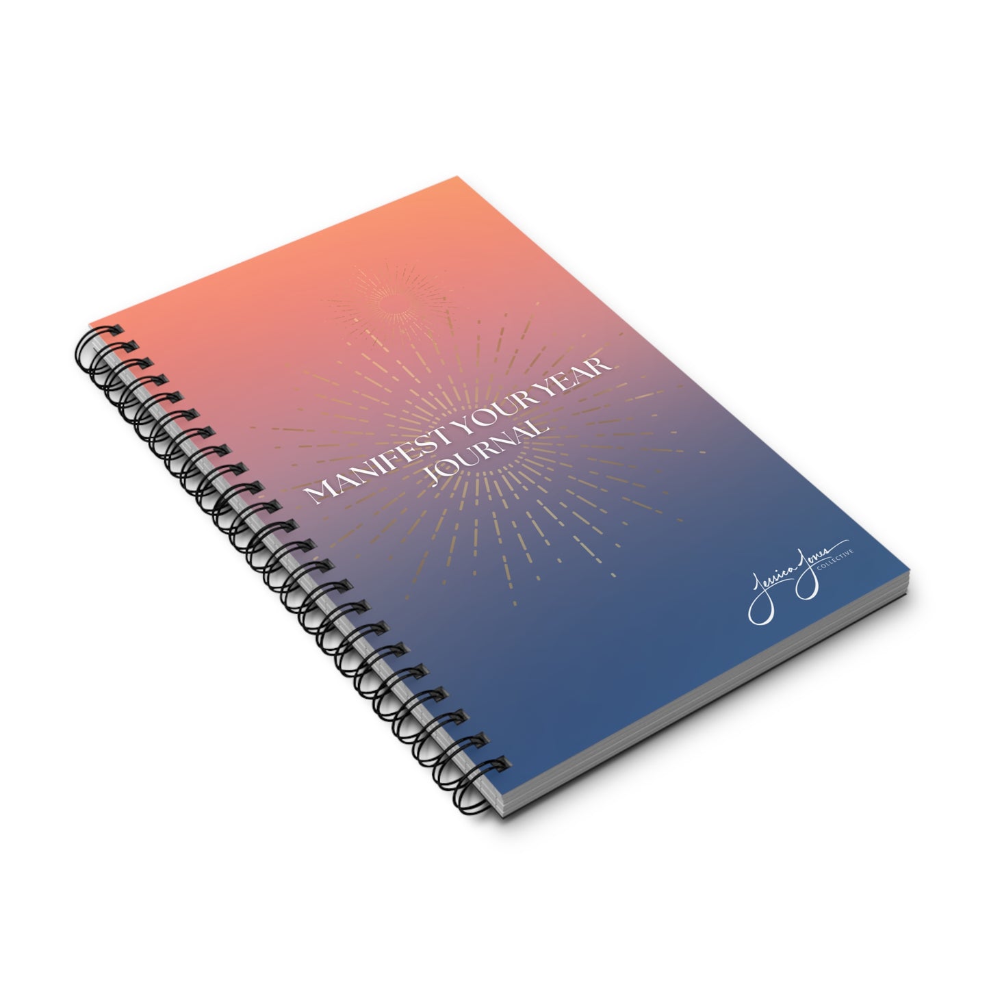 Manifest Your Year Spiral Bound Journal 8x5"