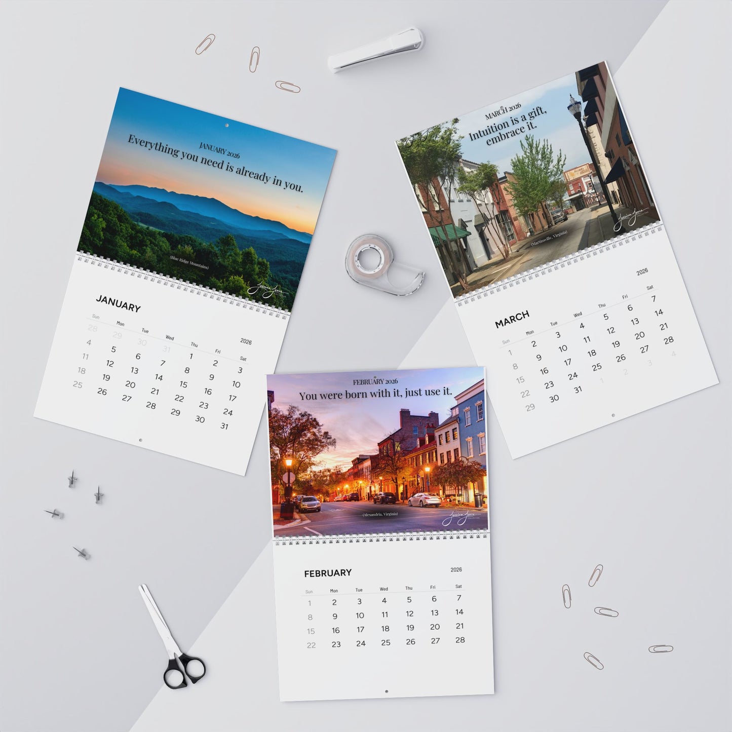 2026 Inner Strength Wall Calendar