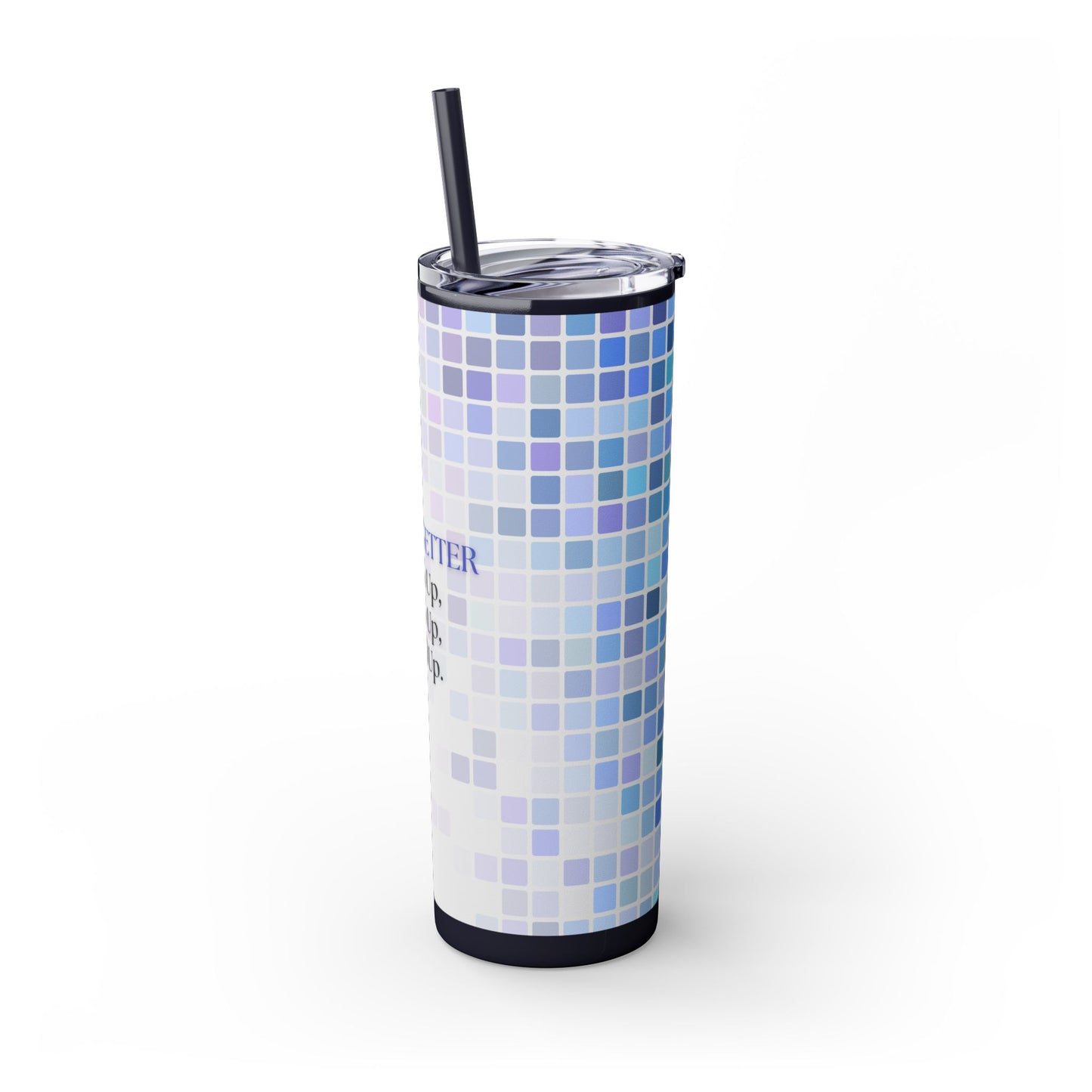 "Goal Getter" Skinny Matte Tumbler, 20oz