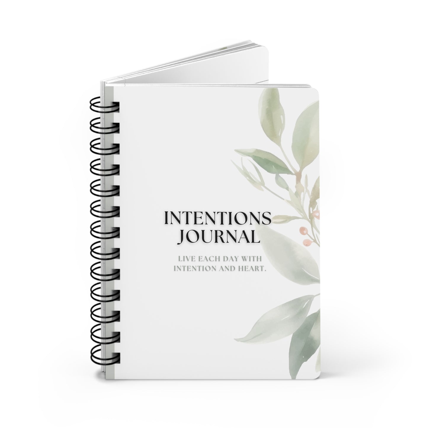 Intentions Spiral Bound Journal 5x7"