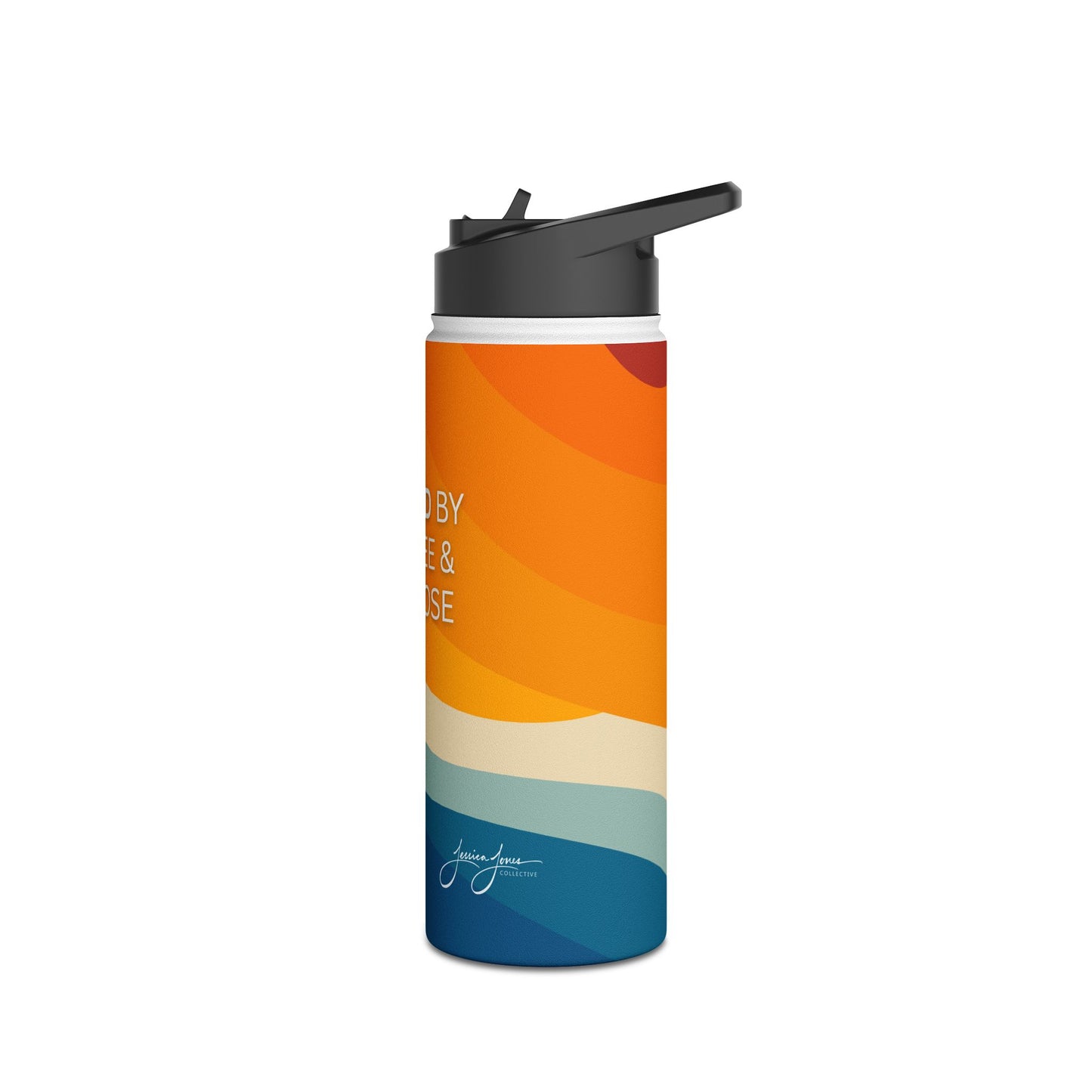 Fueled By Coffee & Purpose Stainless Steel Water Bottle