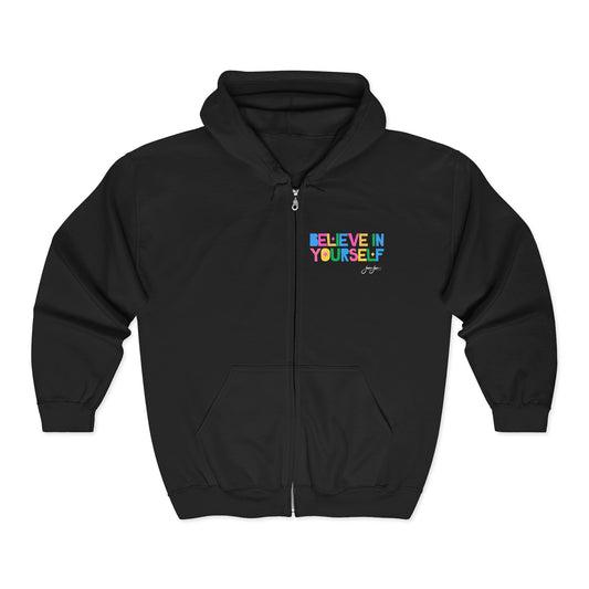 "Believe in Yourself" Full-Zip Hoodie