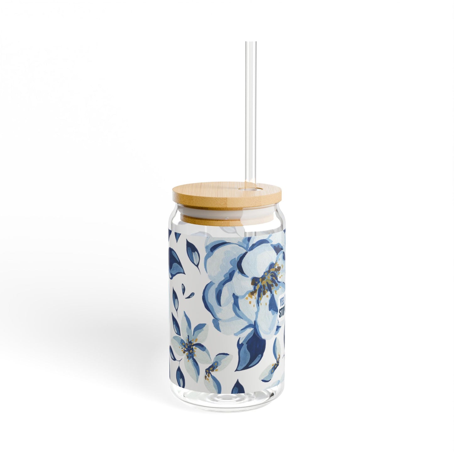 Stop Delaying Sipper Glass, 16oz