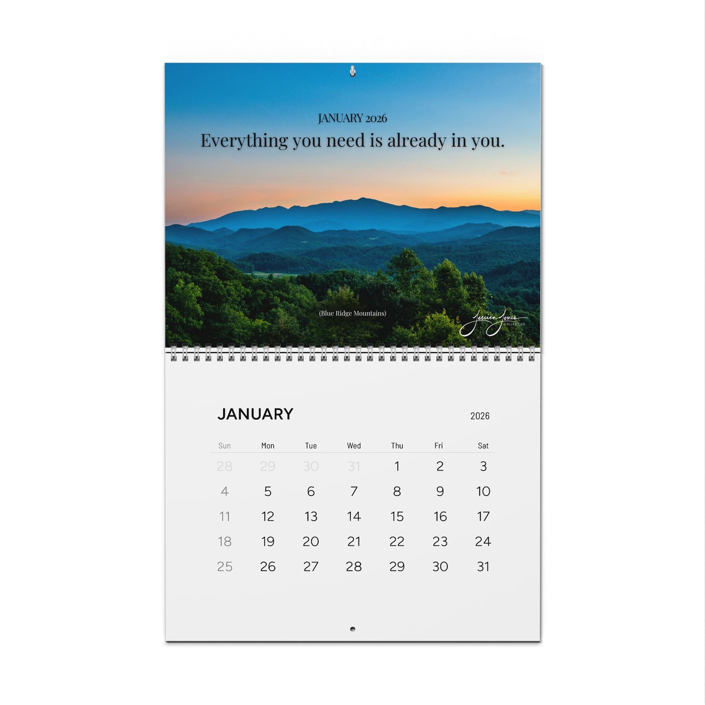 2026 Inner Strength Wall Calendar