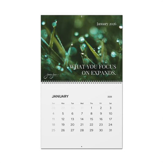 2026 Unrelenting Focus Wall Calendar
