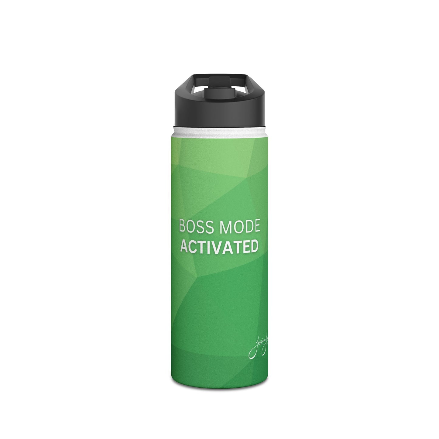 Boss Mode Activated Stainless Steel Water Bottle