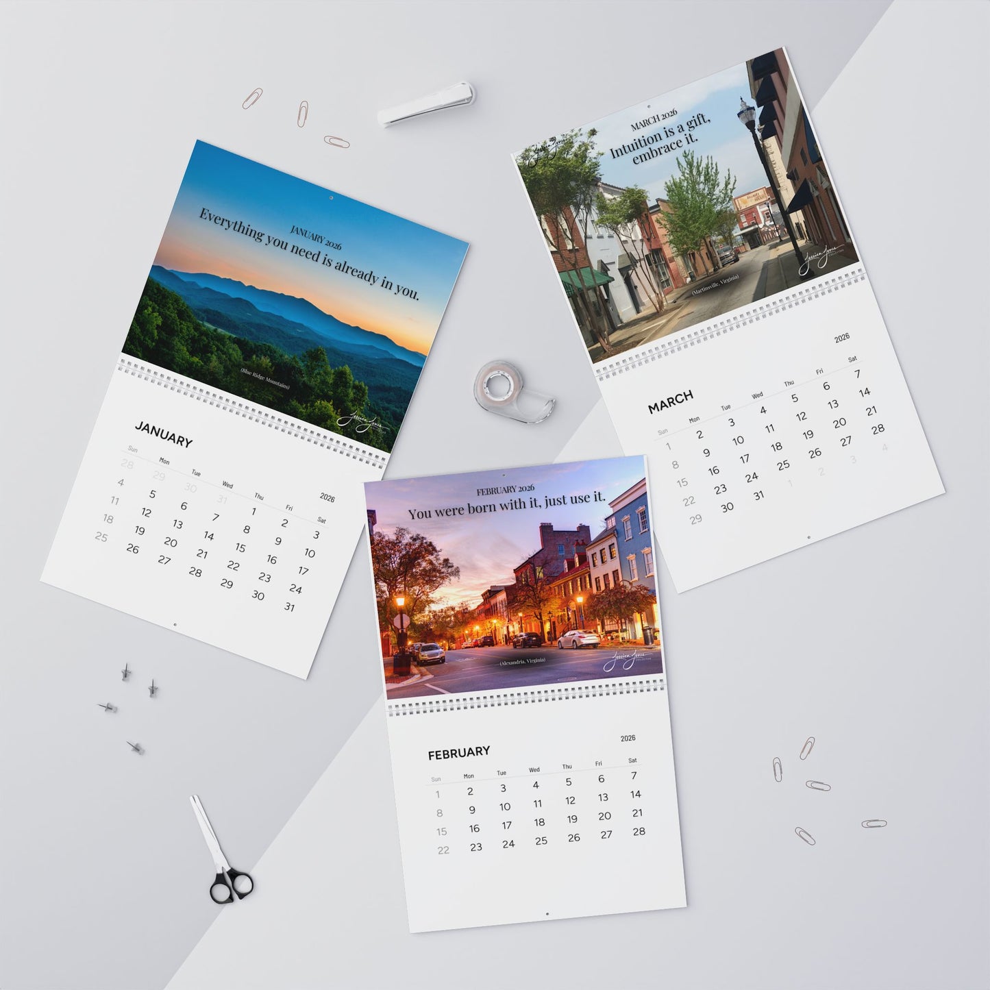 2026 Inner Strength Wall Calendar