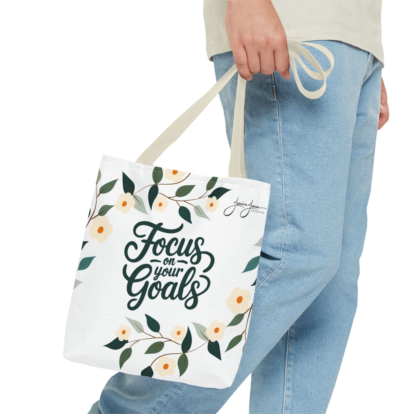 "Focus on Your Goals" Tote Bag